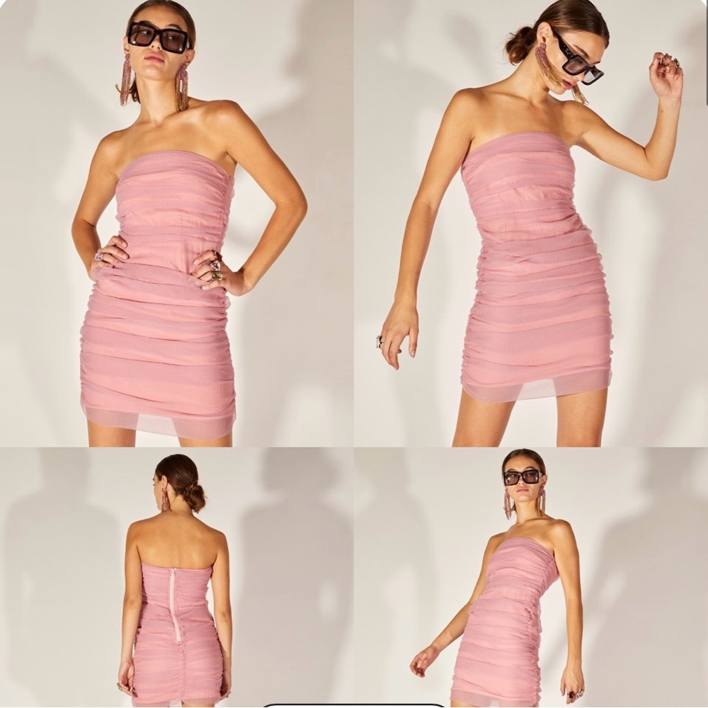 NWT Cynthia Rowley Gigi Strapless Organza Mini Dress size‎ 2 reg $395